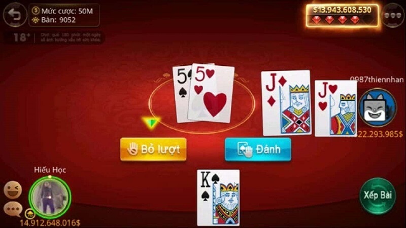 Các thao tác trong game sâm lốc