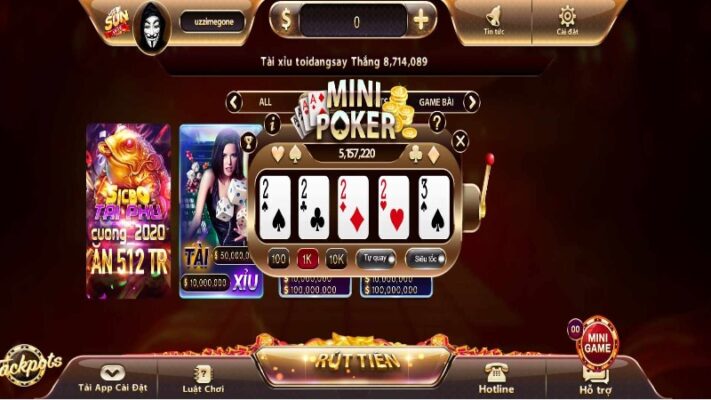 Giới thiệu về game mini poker